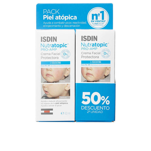 Isdin Nutratopic Gesichtscreme Duo Für Sanfte Haut Pflege