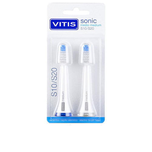 Vitis Sonic Cabezas De Cepillo Medias Para Cepillo Eléctrico Limpieza Superior