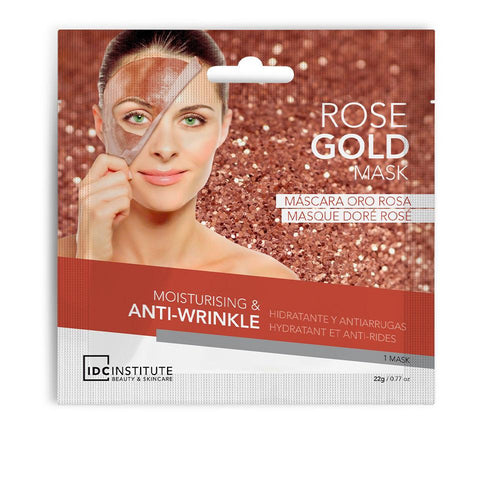 Idc Institute Rose Gold Mask Masque Visage Hydratant Anti Rides Hydratation Et Effet Liftant