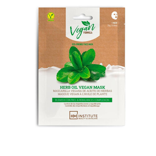 Idc Institute Herb Oil Vegan Mask Masque Visage Beauté Naturelle Sublime