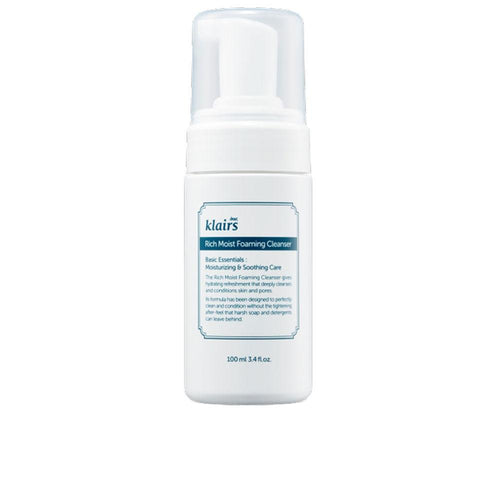 Klairs Rich Moist Limpiador Espumoso Facial Vegan Natural Korean Beauty