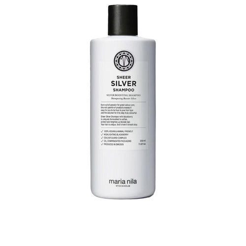 Maria Nila Sheer Silver Champú Para Cabello Rubio Neutraliza Tonos Indeseados