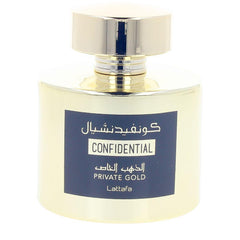 Lattafa Confidential Private Gold Perfume Eau De Perfume Frutal Floral Unisex