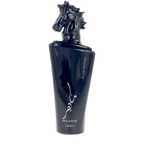 Lattafa Maahir Black Profumo Eau De Parfum Speziato Orientale Carattere Audace Unisex