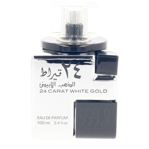Lattafa 24 Carat White Gold Profumo Eau De Parfum Unisex Abbraccia La Tua Intuizione