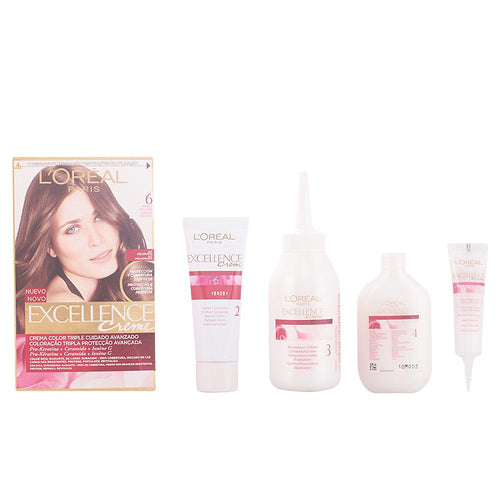 L'Oréal Paris Excellence Crema Tinte Para Color De Cabello Permanente Cobertura Total Canas