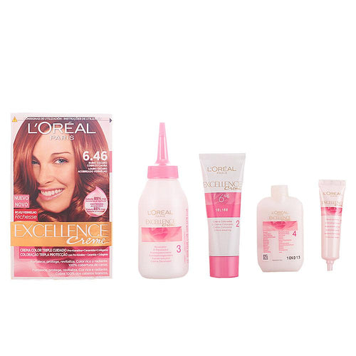 L'Oréal Paris Excellence Crema Tinte Para Color De Cabello Permanente Cobertura Total Canas