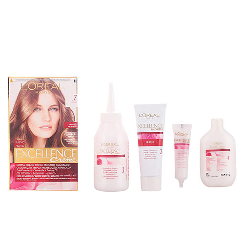 L'Oréal Paris Excellence Crema Tinte Para Color De Cabello Permanente Cobertura Total Canas