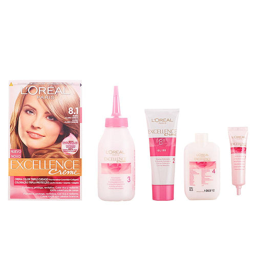 L'Oréal Paris Excellence Crema Tinte Para Color De Cabello Permanente Cobertura Total Canas