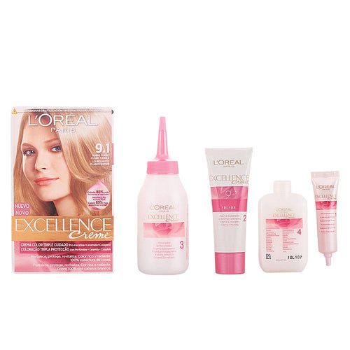 L'Oréal Paris Excellence Crema Tinte Para Color De Cabello Permanente Cobertura Total Canas