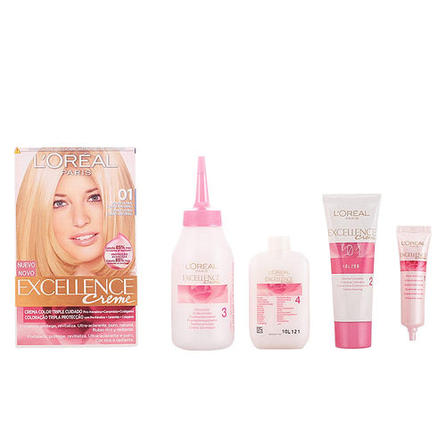 L'Oréal Paris Excellence Crema Tinte Para Color De Cabello Permanente Cobertura Total Canas