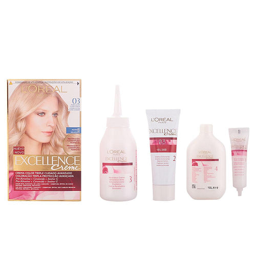 L'Oréal Paris Excellence Crema Tinte Para Color De Cabello Permanente Cobertura Total Canas