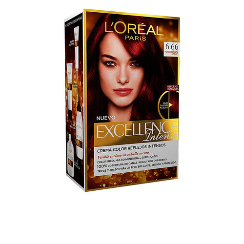 L'Oreal Paris Excellence Tinte Para Cabello Rojo Escarlata Intenso Color Vibrante Y Duradero