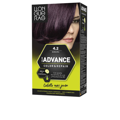 Llongueras Color Advance Tinte Capilar Permanente Cobertura Total Canas