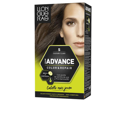 Llongueras Color Advance Tinte Capilar Permanente Cobertura Total Canas