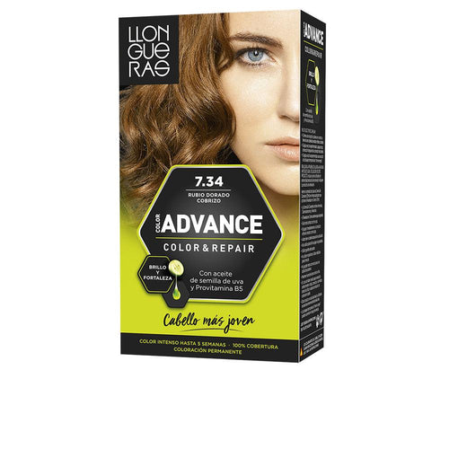 Llongueras Color Advance Tinte Capilar Permanente Cobertura Total Canas