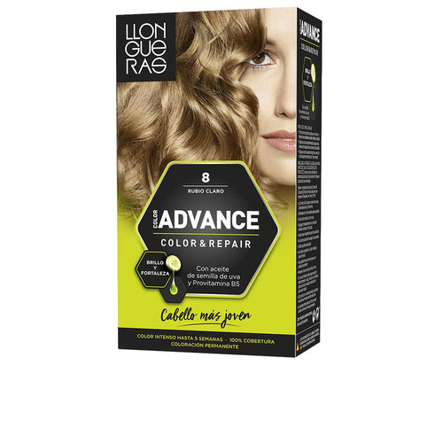 Llongueras Color Advance Tinte Capilar Permanente Cobertura Total Canas