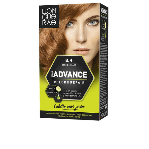 Llongueras Color Advance Tinte Capilar Permanente Cobertura Total Canas
