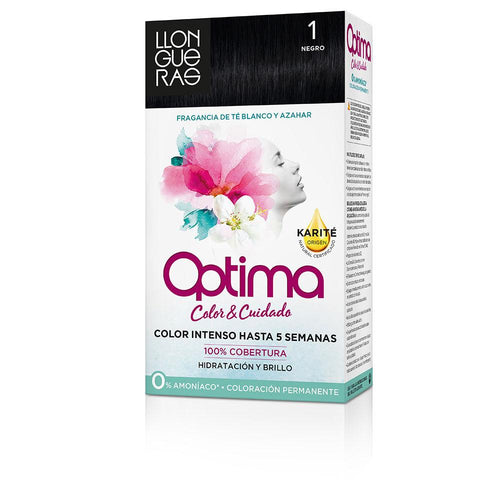Llongueras Optima Tinte Para Cabello Permanente Passion Chocolate Cobertura Gris Superior