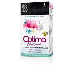 Llongueras Optima Tinte Para Cabello Permanente Passion Chocolate Cobertura Gris Superior