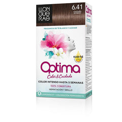 Llongueras Optima Tinte Para Cabello Permanente Passion Chocolate Cobertura Gris Superior