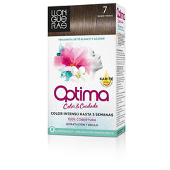 Llongueras Optima Tinte Para Cabello Permanente Passion Chocolate Cobertura Gris Superior