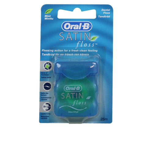 Oral-B Satin Tape Fil Dentaire À La Menthe Sourire Propre Et Radieux