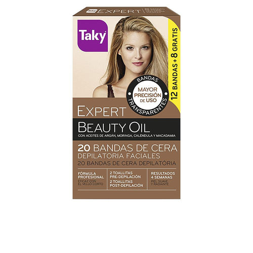 Taky Aceites Naturales Bandes De Cire Pour Le Visage Peau Lisse Et Détoxifiée