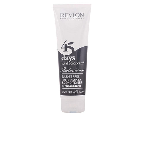 Revlon Revlonissimo Color Care Shampoo Et Après Shampooing 2 En 1 Pour Cheveux Foncés Radiants Sans Sulfates