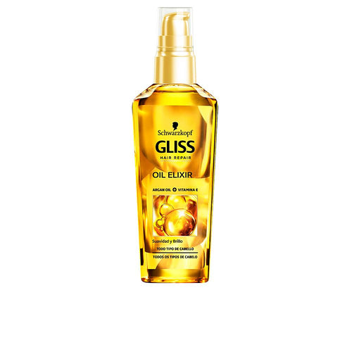 Schwarzkopf Mass Market Gliss Réparation Des Cheveux Élixir D'Huile Cheveux Soyeux Et Brillants