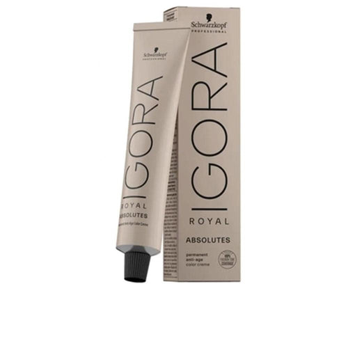 Schwarzkopf Igora Royal Crema Colorante Permanente Cabello Maduro Anti Age Cobertura Total Canas