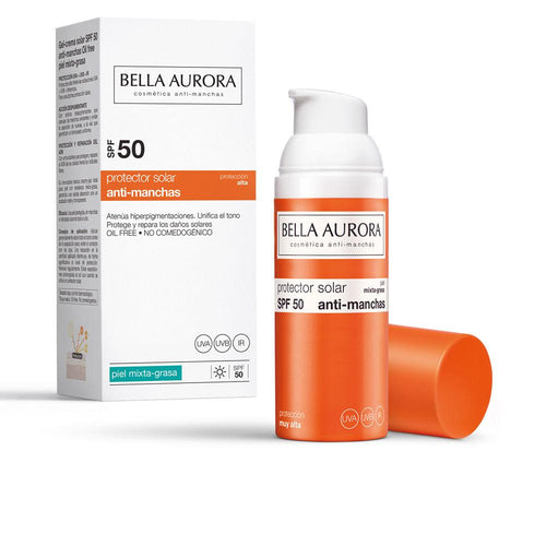 Bella Aurora Bella Aurora Solar Anti Flecken Gel Für Mischhaut Und Fettige Haut Umfassender Sonnenschutz