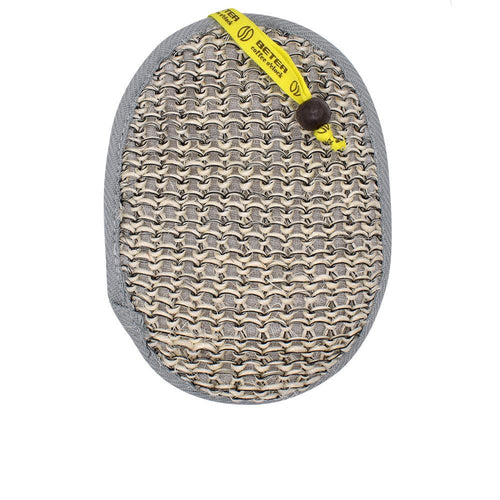Beter Esponja Baño Éponge De Bain En Sisal Et Coton Exfoliation Et Circulation