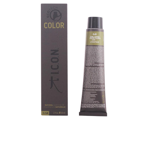I.c.o.n. Ecotech Color Tinta Permanente Capelli Arancia Sanguigna Copertura Grigi Perfetta