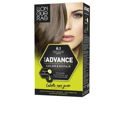 Llongueras Color Advance Tinte Capilar Permanente Cobertura Total Canas