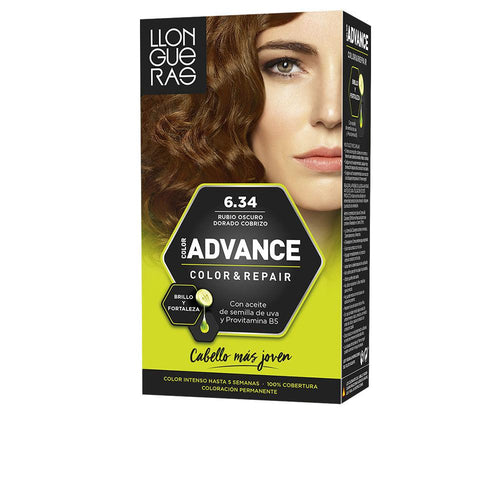 Llongueras Color Advance Tinte Capilar Permanente Cobertura Total Canas