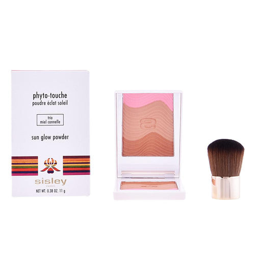 Sisley Phyto-Touche Polvo Bronceador Trio Miel Cannelle Brillo Radiante A Medida