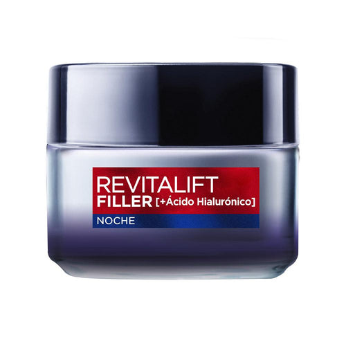 L'Oréal Paris Revitalift Crema De Noche Hidratante Con Ácido Hialurónico Restaura Volumen Cutáneo