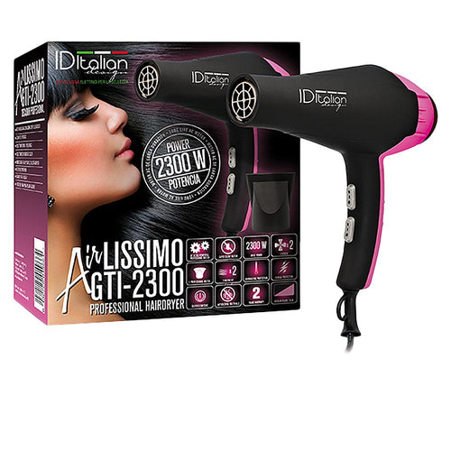 Id Italian Airlissimo Gti 2300 Professional Hair Dryer Quiet Powerful Performance Guaranteed