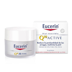 Eucerin Q10 Active Crema De Día Antiedad Para Piel Seca Piel Radiante Y Joven