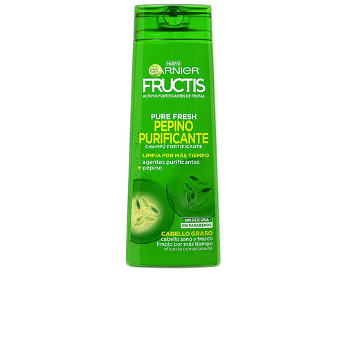 Garnier Fructis Champú Purificante De Pepino Para Cabello Limpio Y Fresco