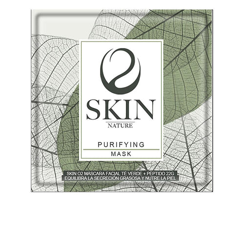 Skin O2 Skin O2 Green Tea And Peptide Facial Mask Balancing And Radiance