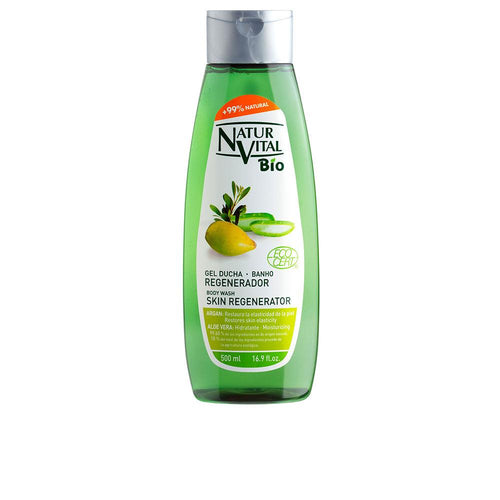 Natur Vital Gel Ducha Bio Gel Douche Régénérant Argan Et Aloe Vera Peau Douce Et Lumineuse