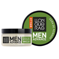 Llongueras Men Advance Cera Modeladora Para Cabello Fijación Versátil Y Brillo