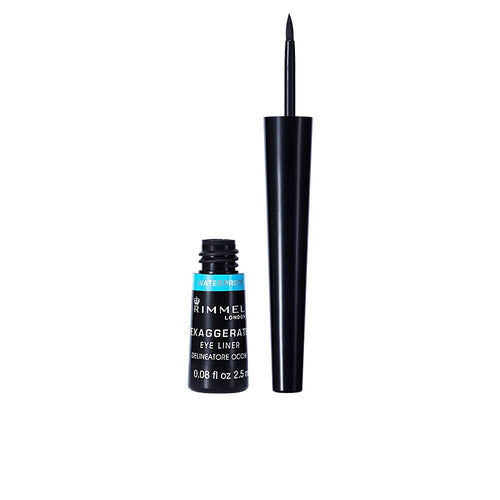Rimmel London Exaggerate Wasserfester Flüssiger Eyeliner Perfekte Präzision Immer