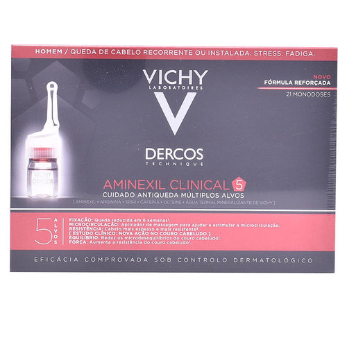 Vichy Dercos Aminexil Clinical 5 Tratamiento Capilar Hombre Fortalece Las Raíces